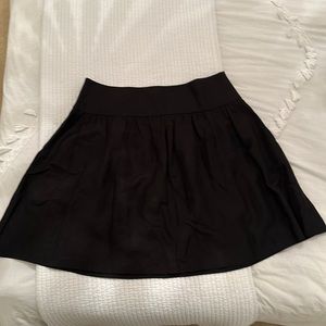 Black Linen Flair Skirt with Pockets!